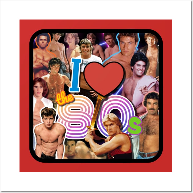 80s HUNKS Wall Art by David Hurd Designs